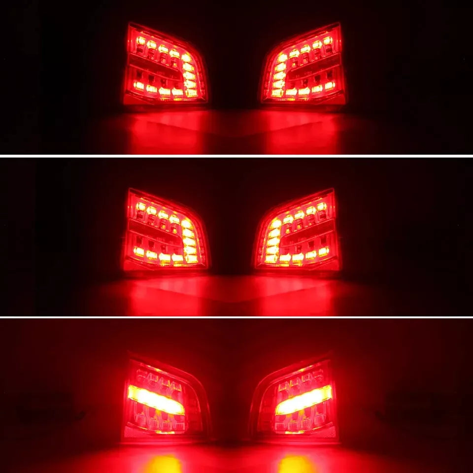 4X LED REAR OUTER INNER TAIL LIGHT LAMP FOR AUDI A6 S6 2009-2011 LEFT+RIGHT UK